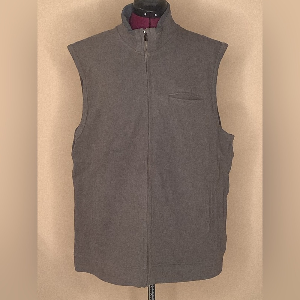 Men’s cotton-blend mid-weight vest -XL